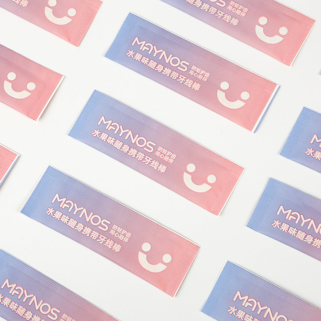 Fruit-Flavored Portable Dental Floss Picks