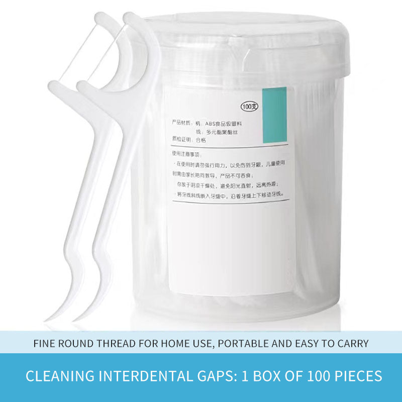 Strong and Thin Thread Dental floss pick packed