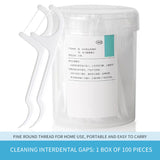 Strong and Thin Thread Dental floss pick packed