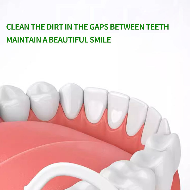 Custom Private Label Medicated Natural Mini Dental Floss handle Flosser Pick Container Pack