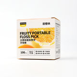 Fruit-Flavored Portable Dental Floss Picks