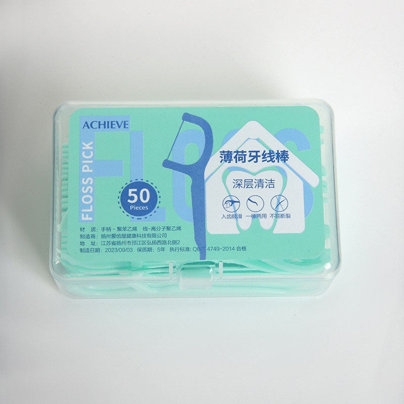 Dental floss - single line