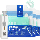 Double line  Dental Floss Picks