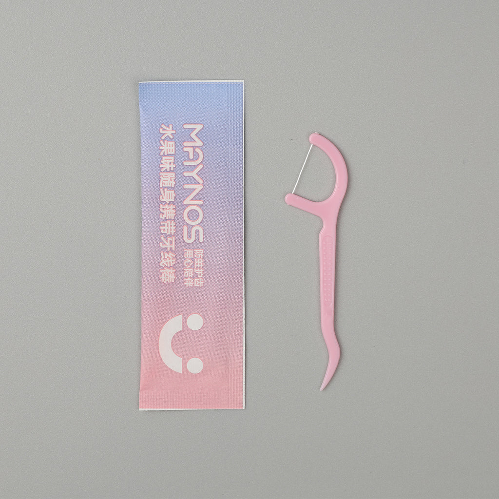 Fruit-Flavored Portable Dental Floss Picks