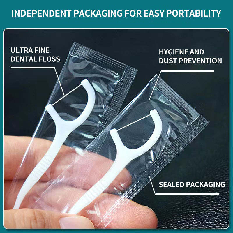 Independently packaged dental floss