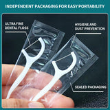 Independently packaged dental floss