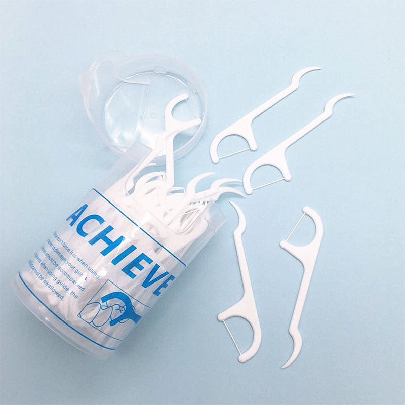 Strong and Thin Thread Dental floss pick packed