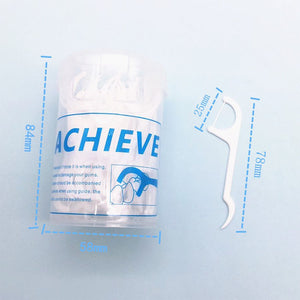 Strong and Thin Thread Dental floss pick packed