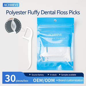 Polyester Fluffy Dental Floss Picks