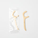 Bamboo-Wooden Dental Floss Picks