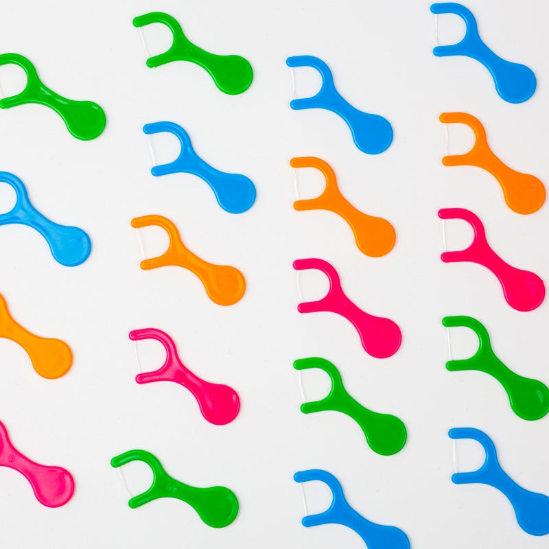 Colored Cute Kids Dental Floss Picks