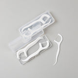 10pcs Portable Private Label Mint Flavored Container Flosser Dispenser Case Travel Dental Floss Pick Dispenser