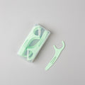 Double-Thread Clean Folding Floss Picks, Hidden Toothpick Head, Deep Cleaning Mint Flavor Dental Floss Picks