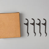 Eco-Friendly Corn Starch 100% Compostable PLA Dental Floss Toothpick Vegan Bamboo Charcoal Tooth Nylon Dental Floss Pick