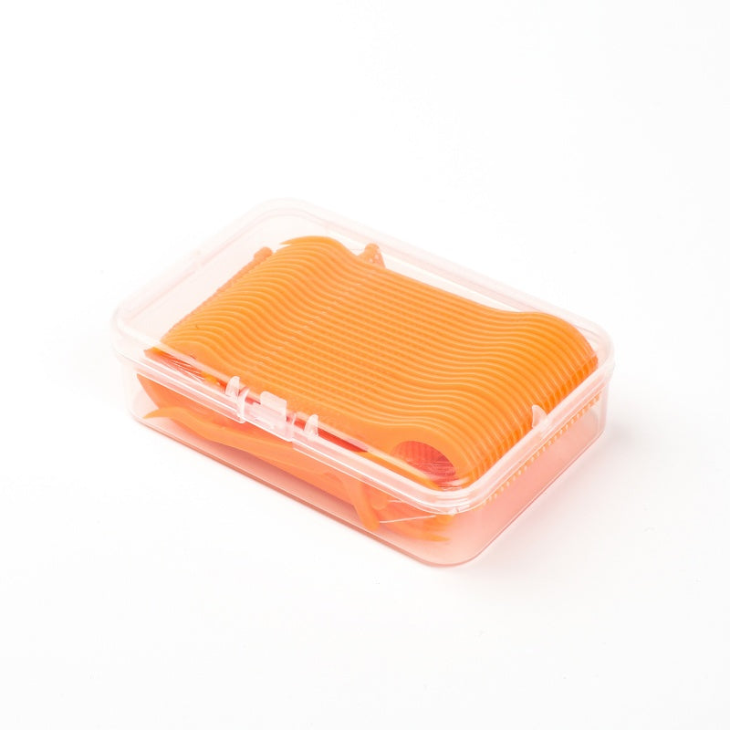 Custom Bulk Colored Plastic Toothpick Plackers Micro Mint Dental Floss Pick Stick for Teeth Cleaning