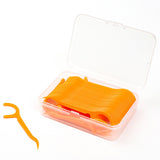 Custom Bulk Colored Plastic Toothpick Plackers Micro Mint Dental Floss Pick Stick for Teeth Cleaning