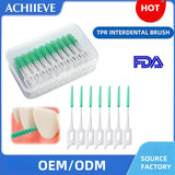 Silicone Interdental Brushes Super Soft Toothpicks Oral Tools Interdental Brush Dental Interdental Brush Toothpick