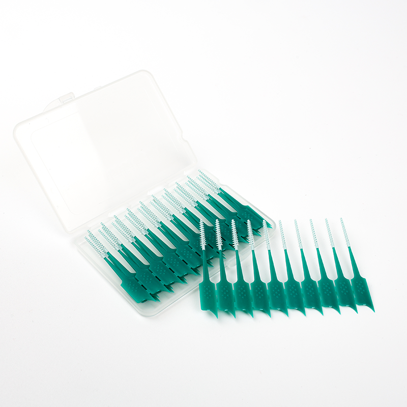 Soft Bristle Interdental Brushes Floss Picks for Adults Toothpicks for Teeth Braces Implants Clean Feature-Silicone Material