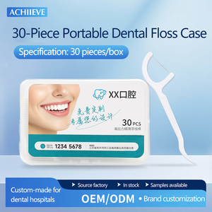 30-Piece Portable Dental Floss Case