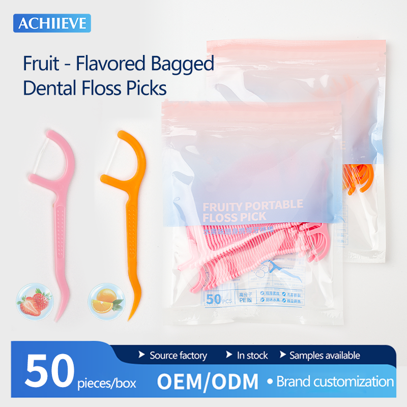 Fruit - Flavored Bagged Dental Floss Picks