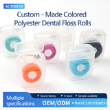 Custom - Made Colored Polyester Dental Floss Rolls