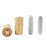 Biodegradable Whosale Factory Bamboo Charcoal Tube Container Eco Friendly  Roll Dental Floss