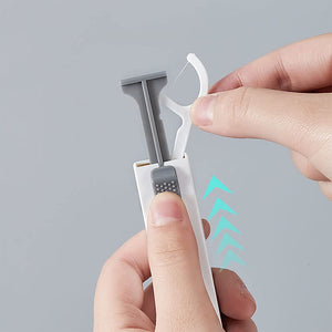 Double line  Dental Floss Picks