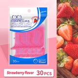 Customized OEM ODM Dental Flosser Toothpick Colored Fruit Flavor Oral for Gum Care Plastic Flosser Pick