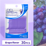 Customized OEM ODM Dental Flosser Toothpick Colored Fruit Flavor Oral for Gum Care Plastic Flosser Pick