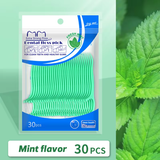 Customized OEM ODM Dental Flosser Toothpick Colored Fruit Flavor Oral for Gum Care Plastic Flosser Pick