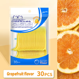 Customized OEM ODM Dental Flosser Toothpick Colored Fruit Flavor Oral for Gum Care Plastic Flosser Pick