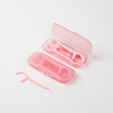 10 Piece Portable Dental Floss Case（Blue/Pink）