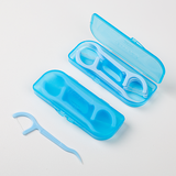 10 Piece Portable Dental Floss Case（Blue/Pink）