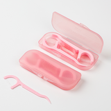 10 Piece Portable Dental Floss Case（Blue/Pink）