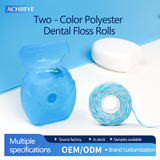 Two - Color Polyester Dental Floss Rolls