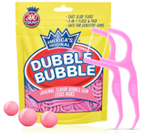 Flavored Floss Picks, 300 Count, Dental Floss Picks for Teeth with Fun Fruit Flavors, Flosser Picks for Adults and Children, | Bubble Gum Flavor